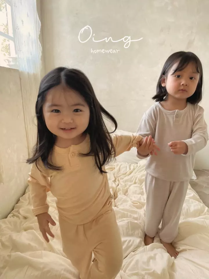 Oing - Korean Children Fashion - #magicofchildhood - Button Piping Set - 7
