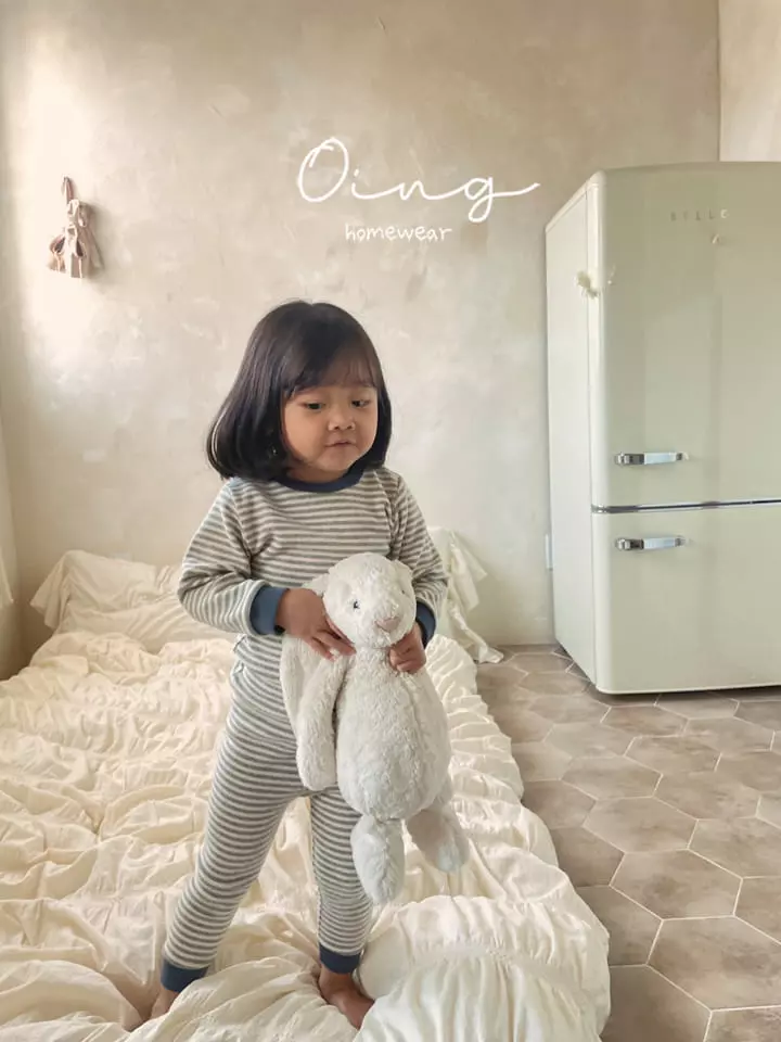 Oing - Korean Children Fashion - #minifashionista - Color Stripes Set - 12
