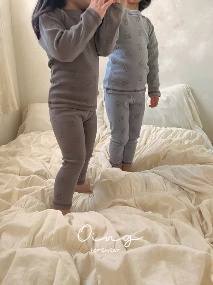 Oing - Korean Children Fashion - #minifashionista - Bear Set - 5