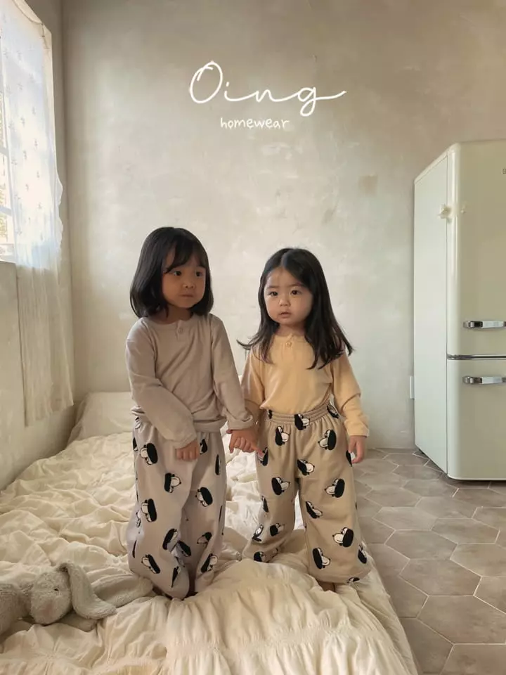 Oing - Korean Children Fashion - #stylishchildhood - Button Piping Set - 12