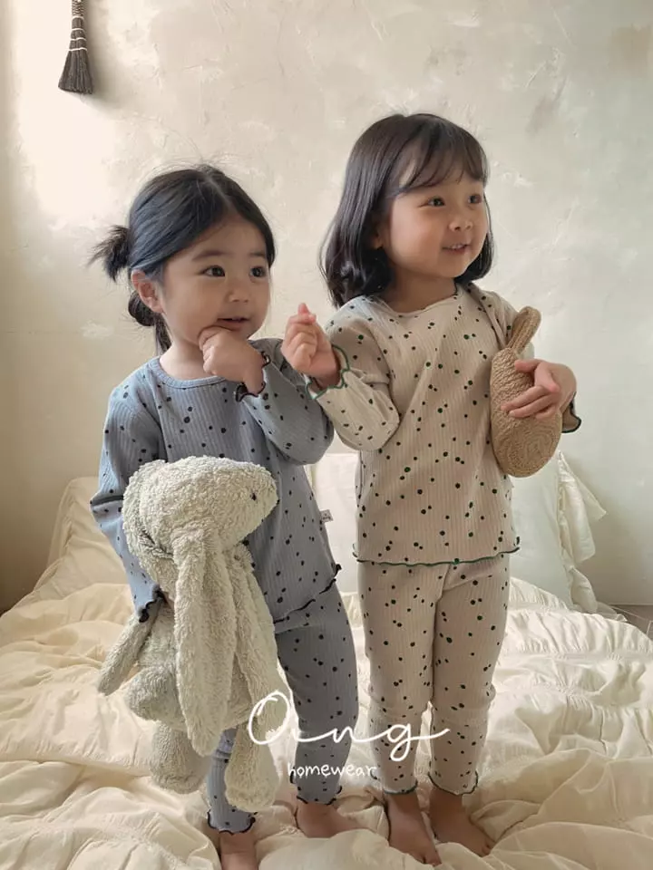 Oing - Korean Children Fashion - #todddlerfashion - Terry Set - 12