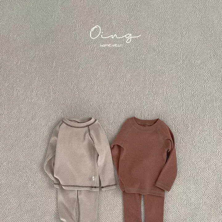 Oing - Korean Children Fashion - #prettylittlegirls - Brownie Set - 4