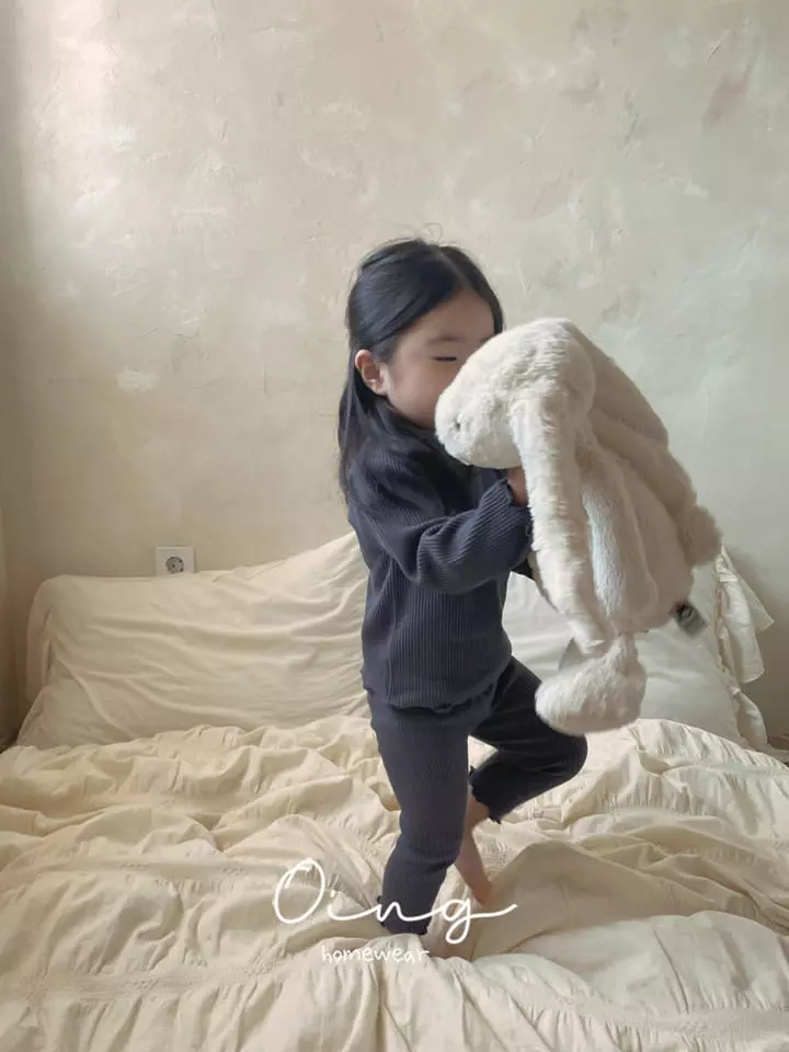 Oing - Korean Children Fashion - #toddlerclothing - Rib Lace Set - 6