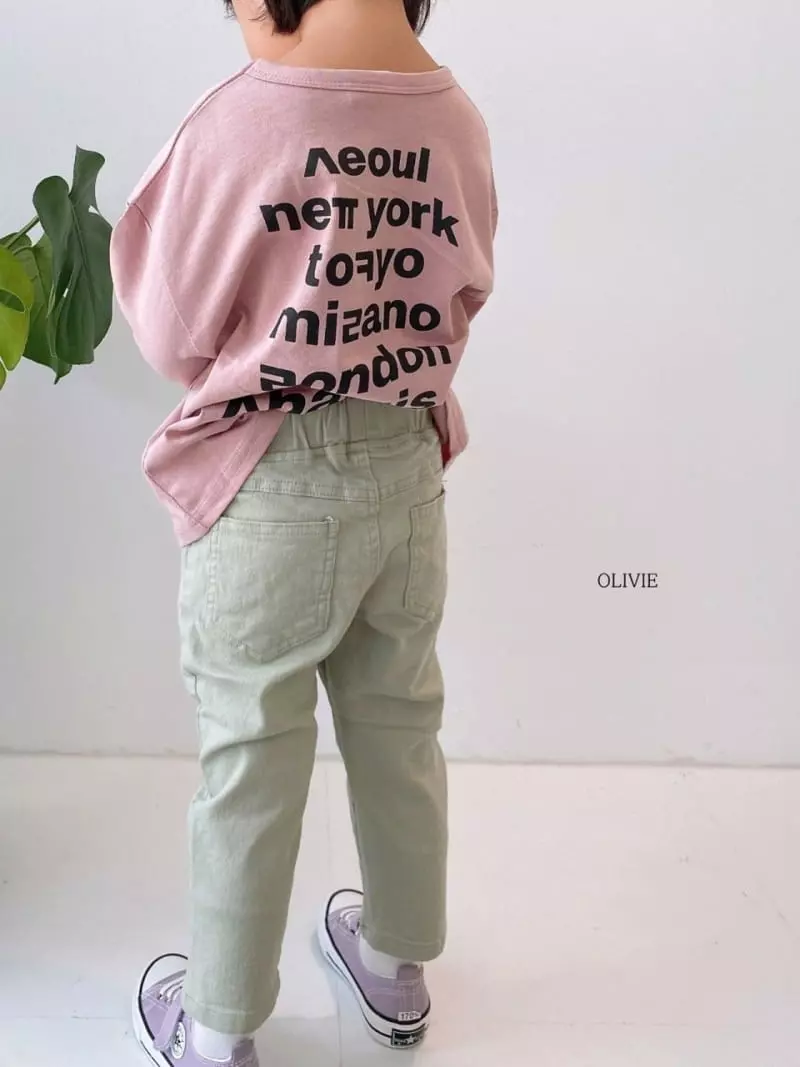 Olivie - Korean Children Fashion - #childofig - Lettering Tee - 7