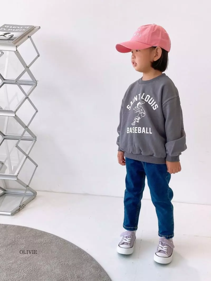 Olivie - Korean Children Fashion - #childrensboutique - Baggy Jeans - 3