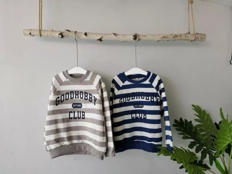 Olivie - Korean Children Fashion - #discoveringself - Stripes Sweatshirt - 9