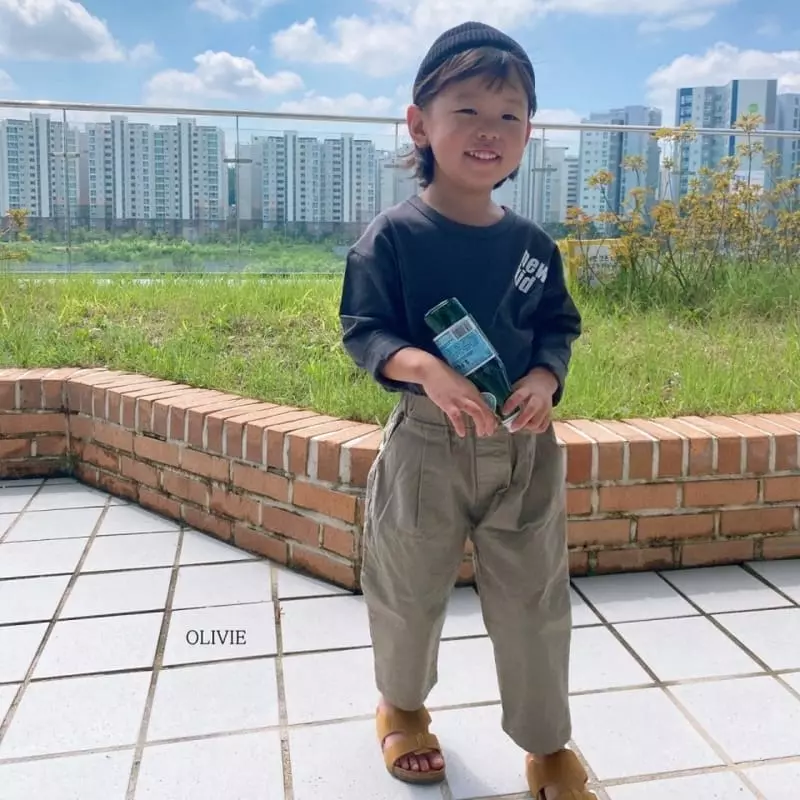 Olivie - Korean Children Fashion - #fashionkids - Back Bijo Pants - 5