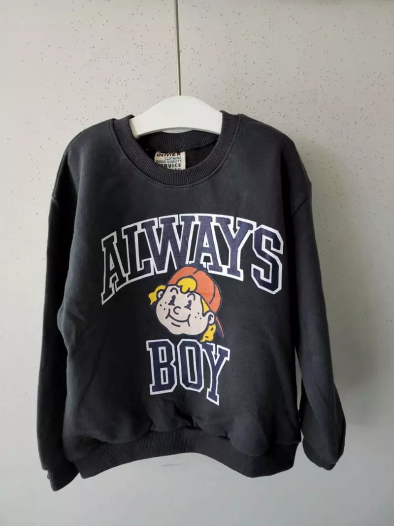 Olivie - Korean Children Fashion - #fashionkids - Boy Sweatshirt - 12