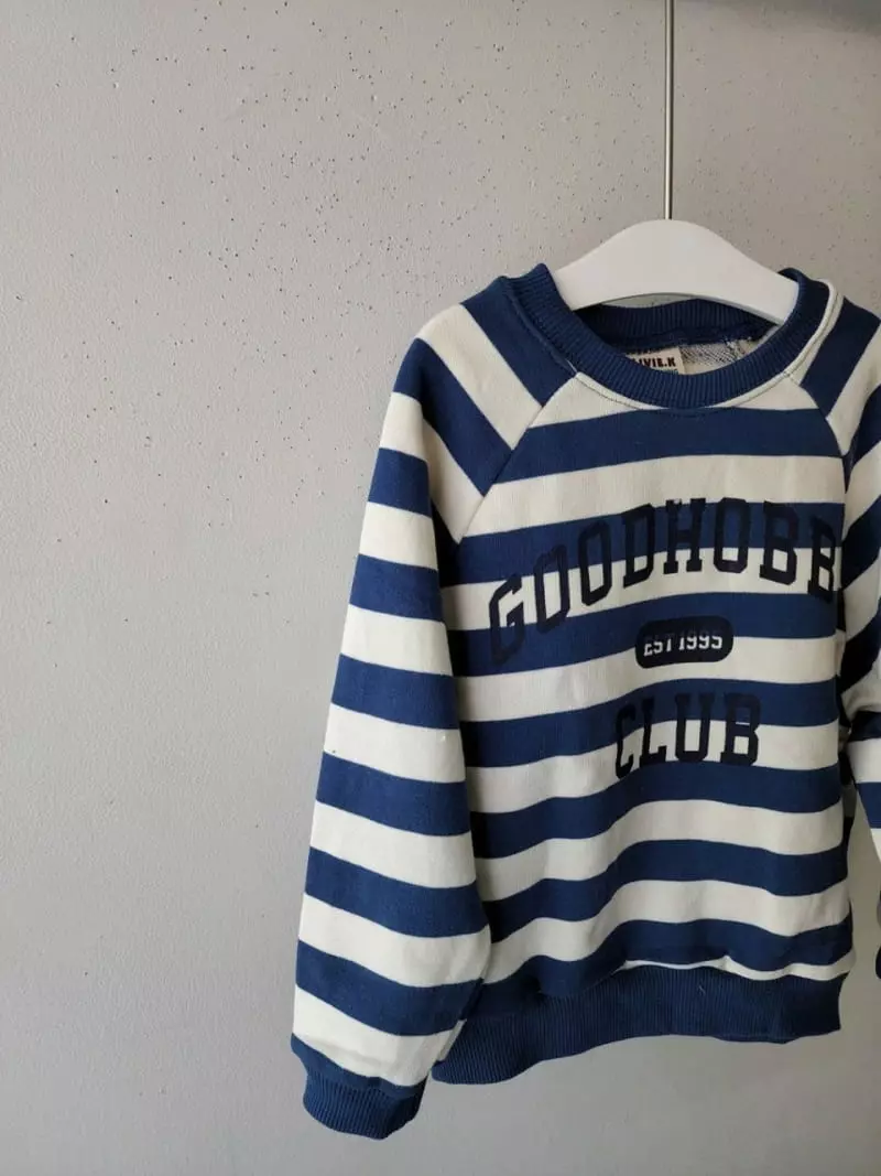 Olivie - Korean Children Fashion - #kidsshorts - Stripes Sweatshirt - 11