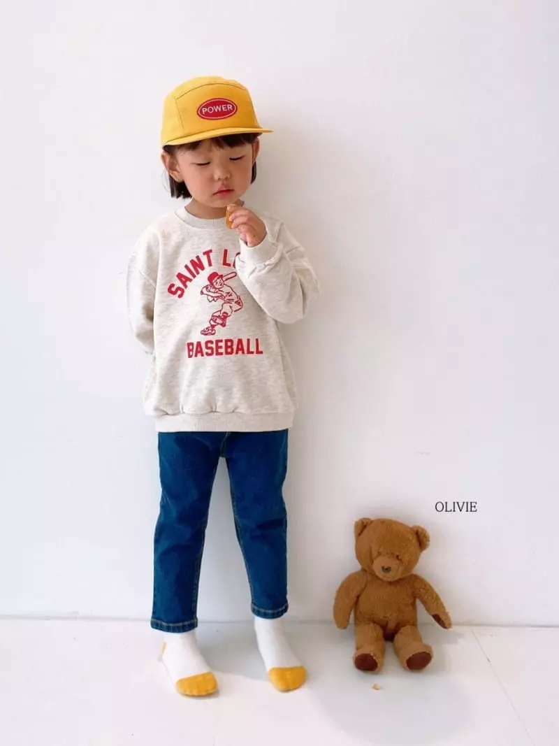Olivie - Korean Children Fashion - #kidsstore - Base Ball Tee