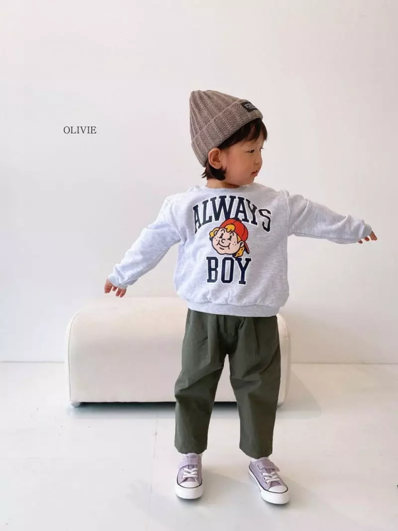 Olivie - Korean Children Fashion - #kidzfashiontrend - Boy Sweatshirt