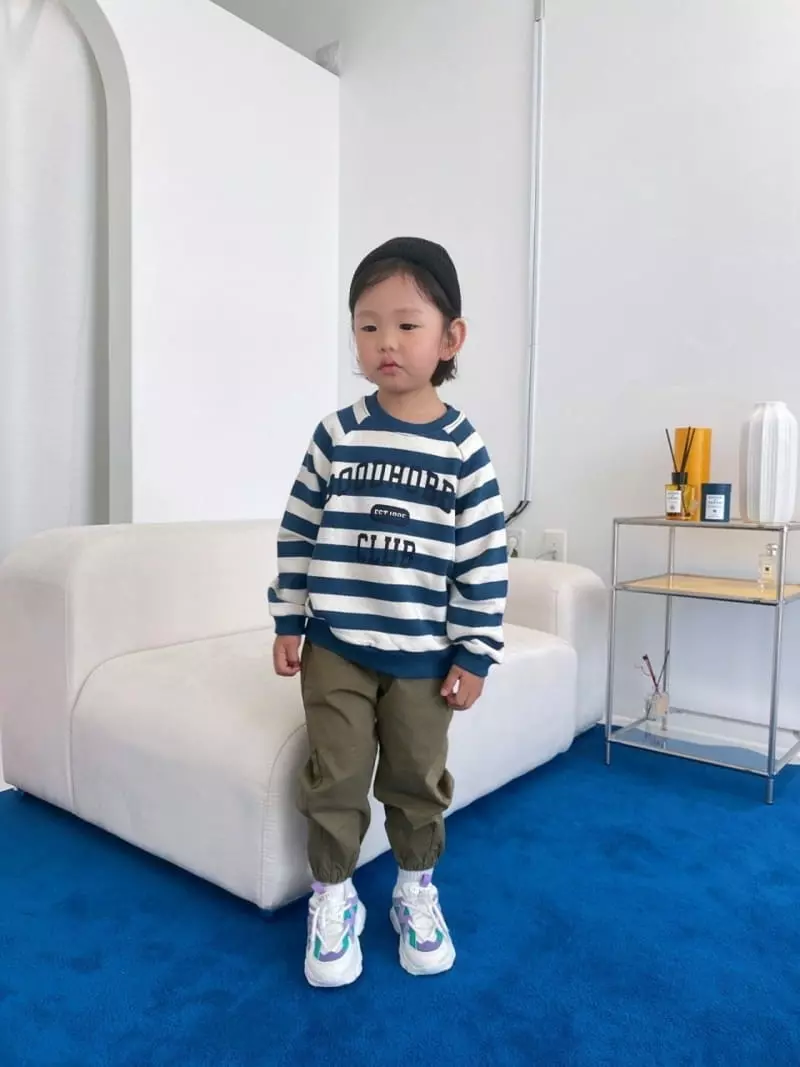 Olivie - Korean Children Fashion - #littlefashionista - Stripes Sweatshirt