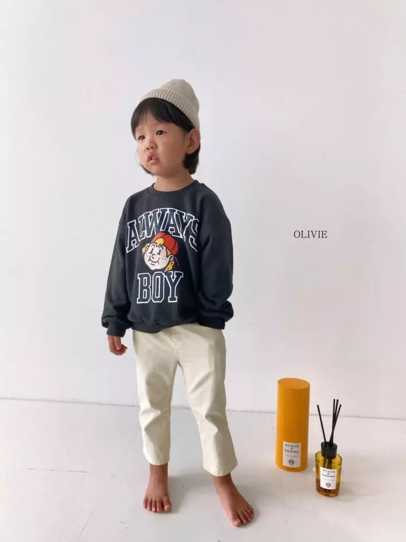 Olivie - Korean Children Fashion - #prettylittlegirls - Boy Sweatshirt - 6
