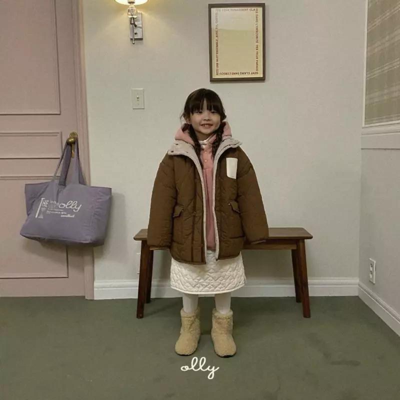 Ollymarket - Korean Children Fashion - #Kfashion4kids - Fleece Half Open Hoody - 9