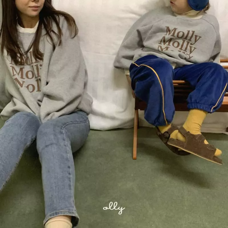 Ollymarket - Korean Children Fashion - #Kfashion4kids - Molly Fleece Sweatshirt with Mom - 2