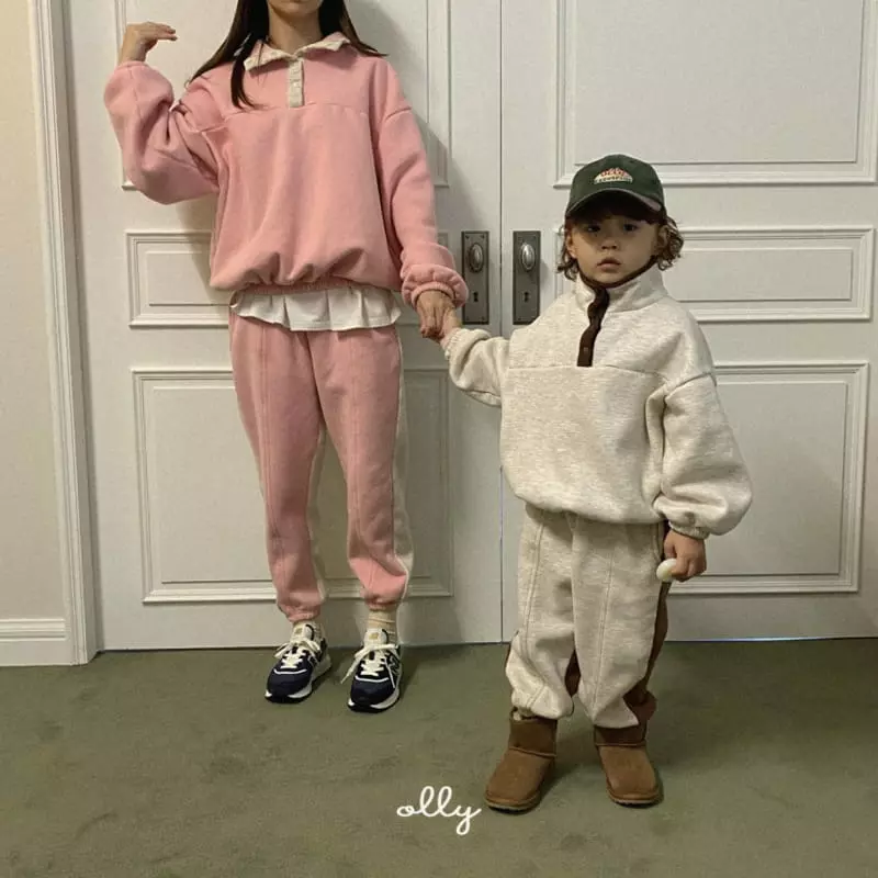Ollymarket - Korean Children Fashion - #childofig - Two Tone Pants with Mom - 9