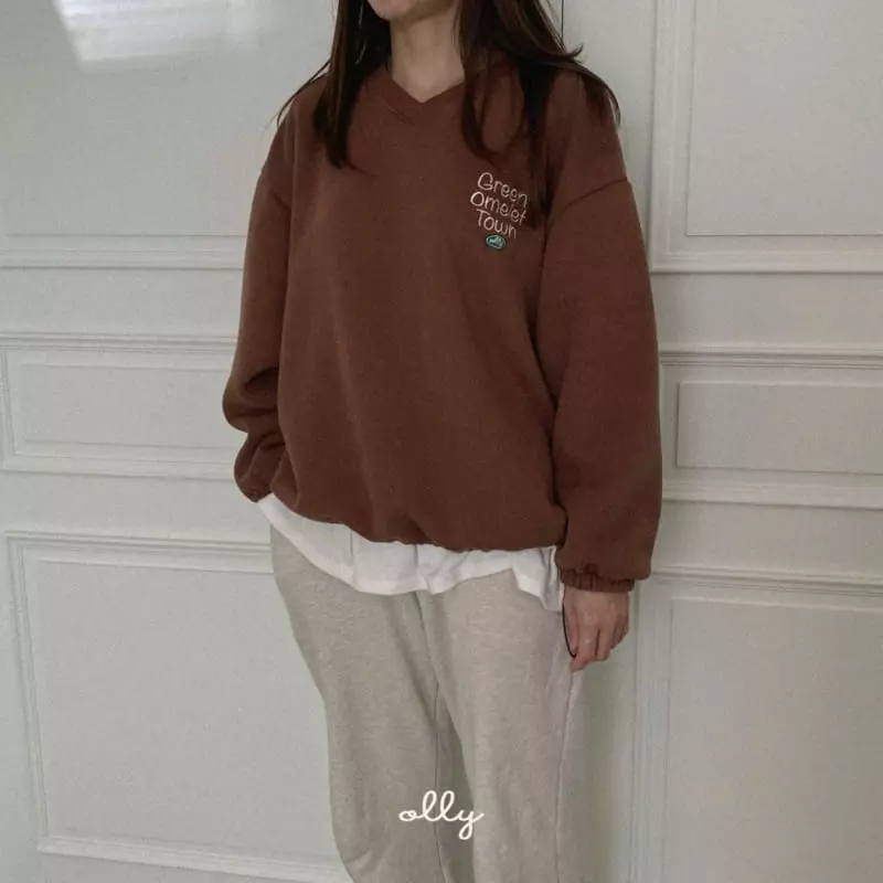 Ollymarket - Korean Children Fashion - #childrensboutique - V Neck Fleece Sweatshir with Mom - 10