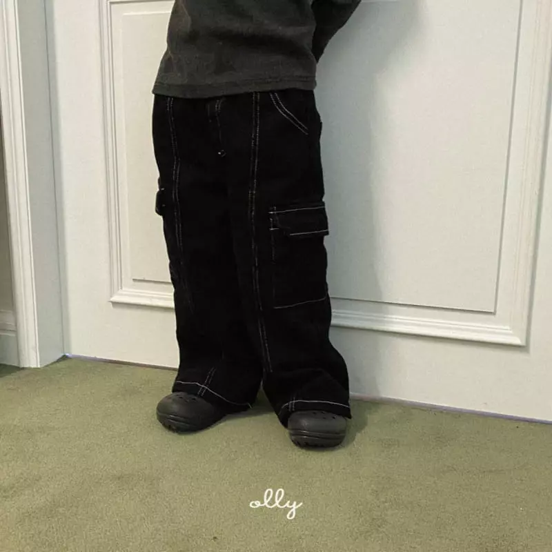 Ollymarket - Korean Children Fashion - #designkidswear - Stitch Pants - 2