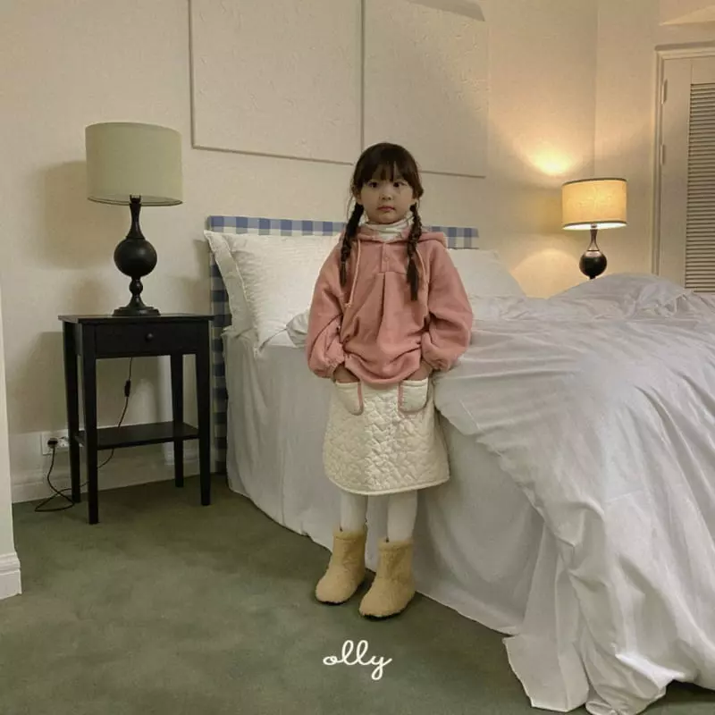 Ollymarket - Korean Children Fashion - #designkidswear - Fleece Half Open Hoody - 4