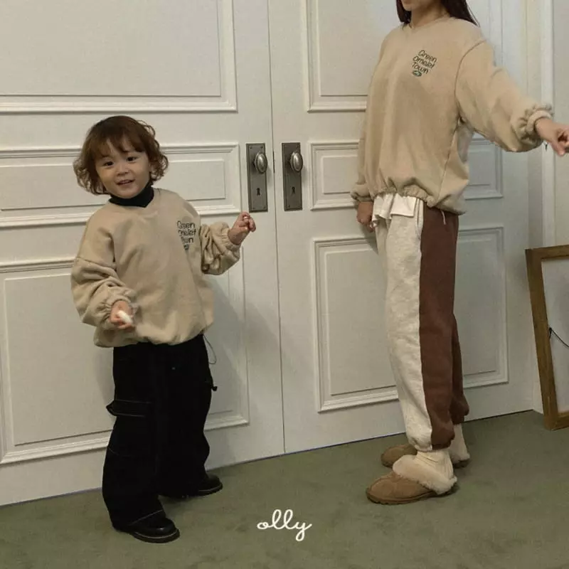 Ollymarket - Korean Children Fashion - #discoveringself - V Neck Fleece Sweatshir with Mom - 12
