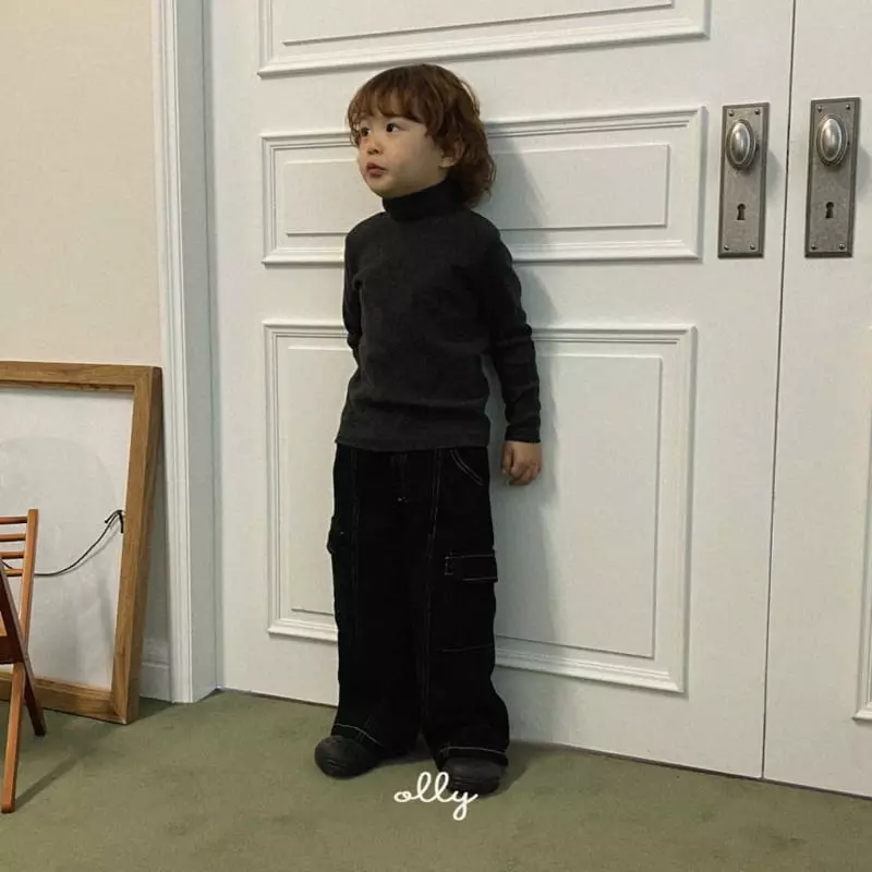 Ollymarket - Korean Children Fashion - #fashionkids - Rib Turtleneck  - 8