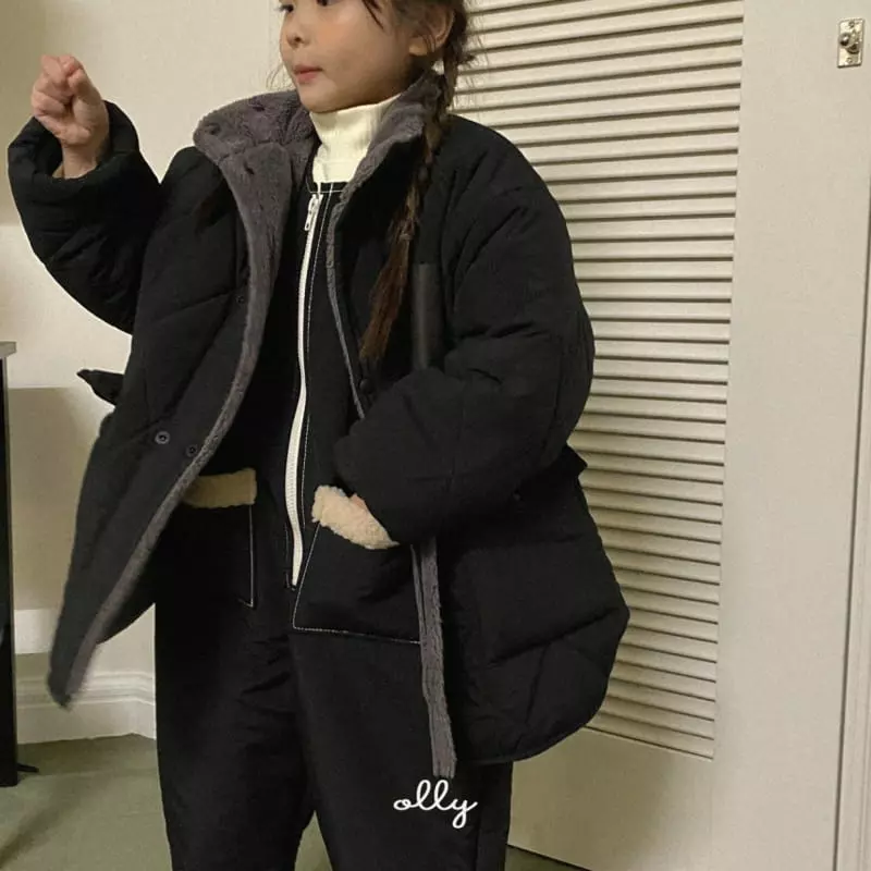 Ollymarket - Korean Children Fashion - #kidsshorts - Boa Jumpsuit - 12