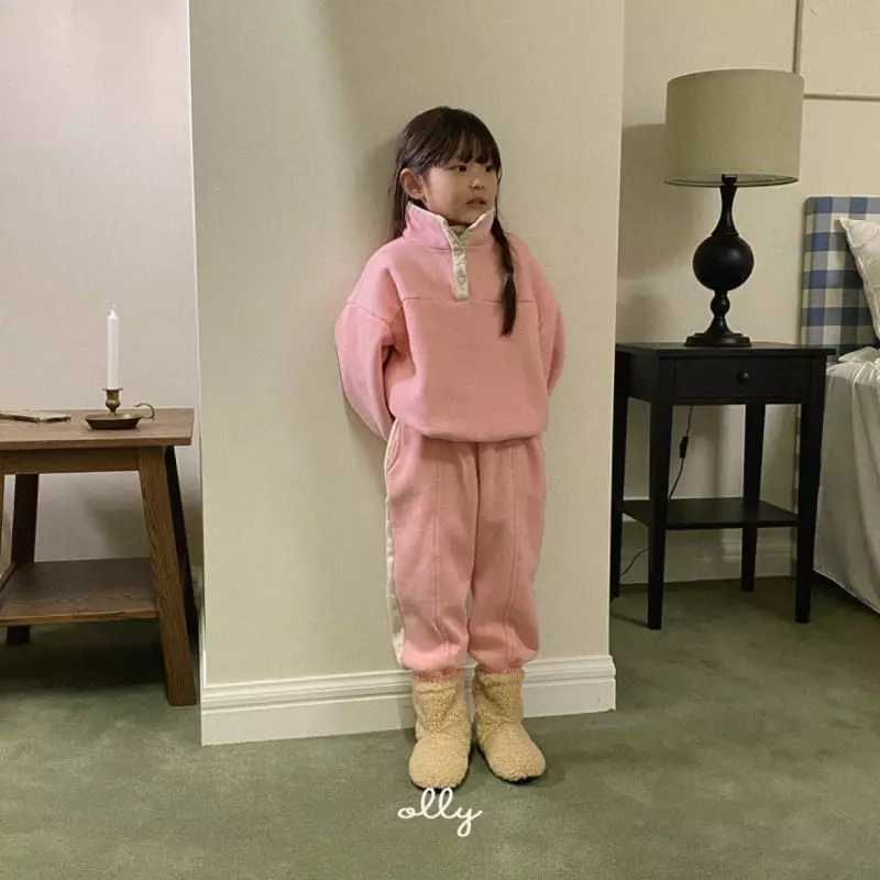 Ollymarket - Korean Children Fashion - #kidsshorts - Two Tone Pants with Mom