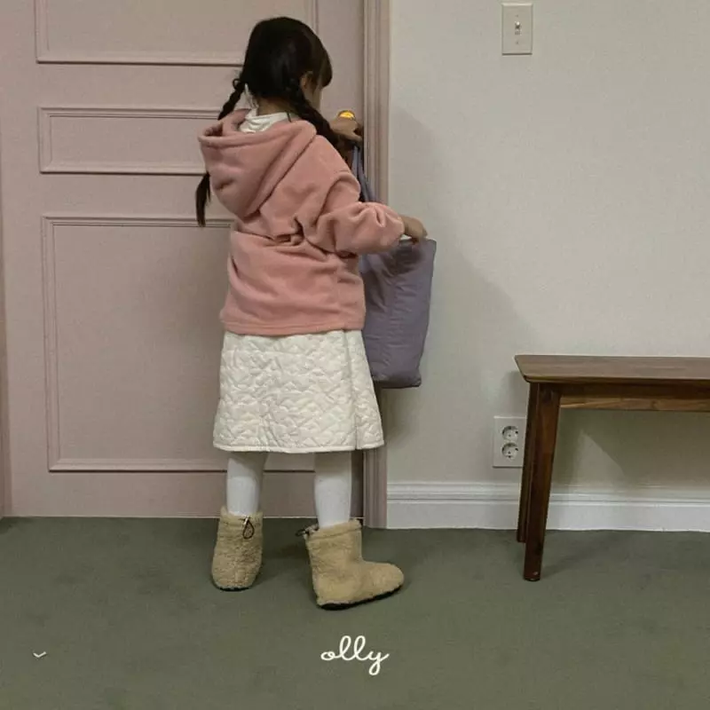 Ollymarket - Korean Children Fashion - #kidzfashiontrend - Fleece Half Open Hoody - 8