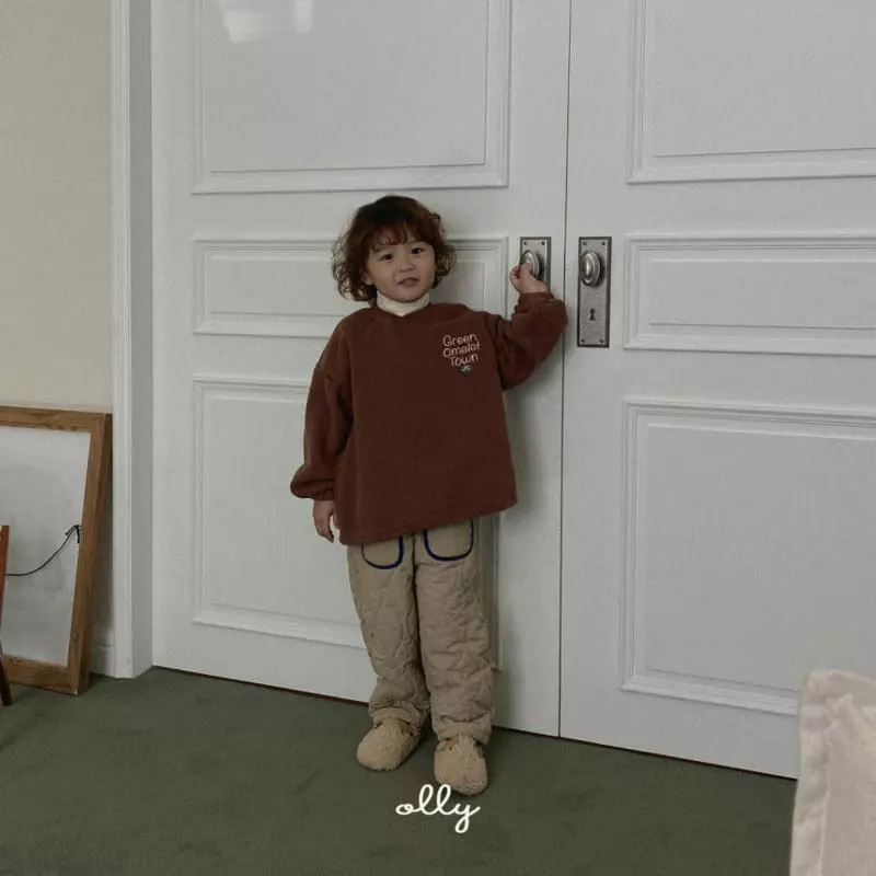 Ollymarket - Korean Children Fashion - #Kfashion4kids - V Neck Fleece Sweatshir with Mom - 4