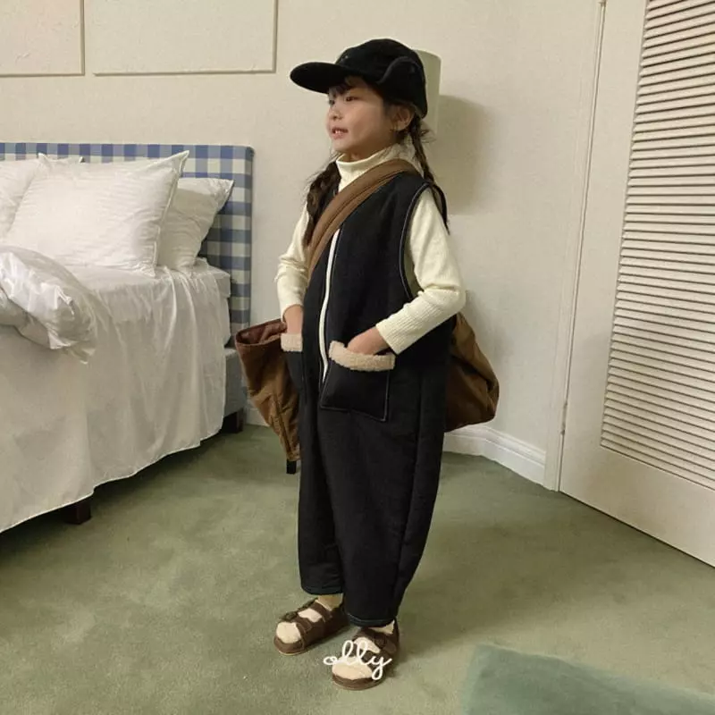 Ollymarket - Korean Children Fashion - #magicofchildhood - Boa Jumpsuit
