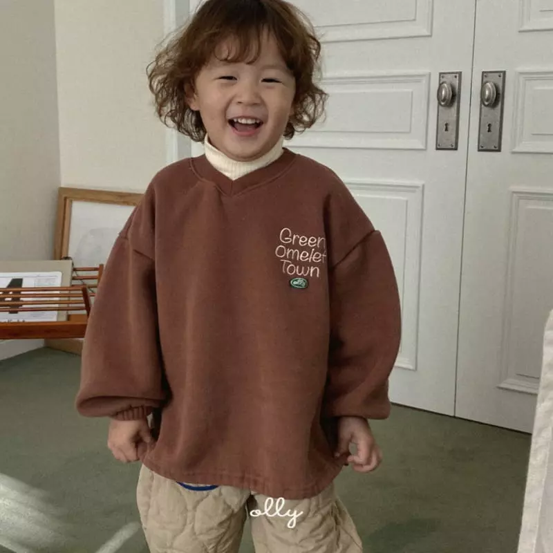 Ollymarket - Korean Children Fashion - #minifashionista - V Neck Fleece Sweatshir with Mom - 6