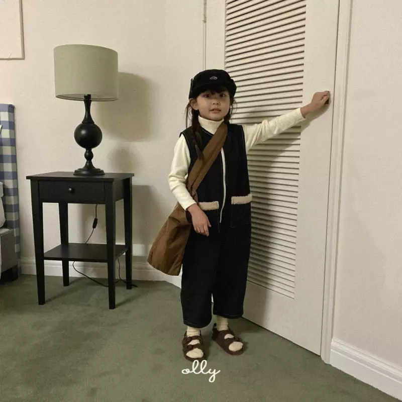 Ollymarket - Korean Children Fashion - #stylishchildhood - Boa Jumpsuit - 6