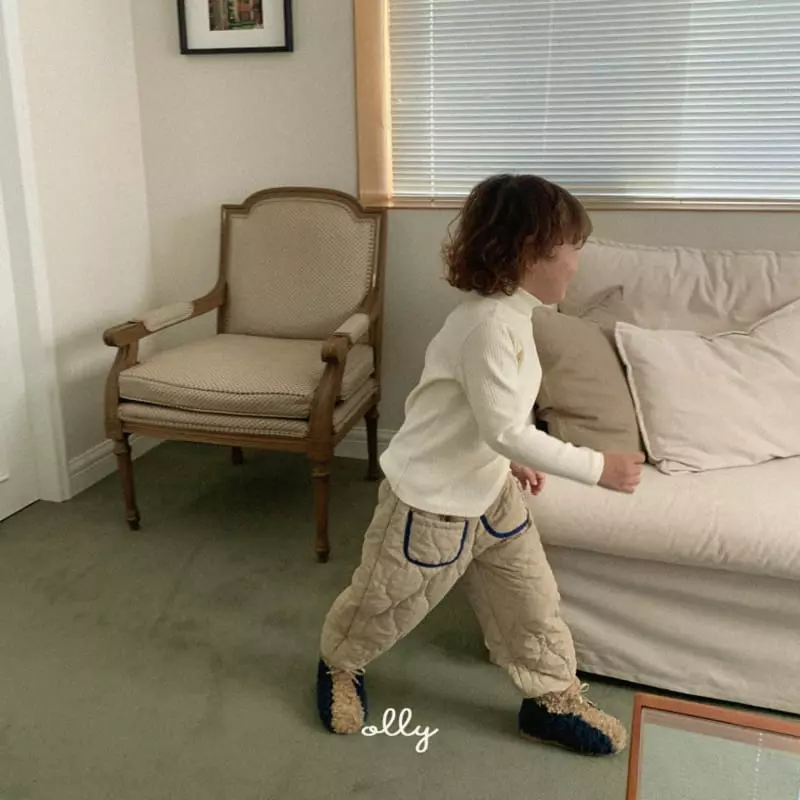 Ollymarket - Korean Children Fashion - #toddlerclothing - Rib Turtleneck  - 2