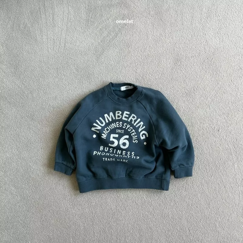 Omelet - Korean Children Fashion - #childofig - Numbering Sweatshirt - 2