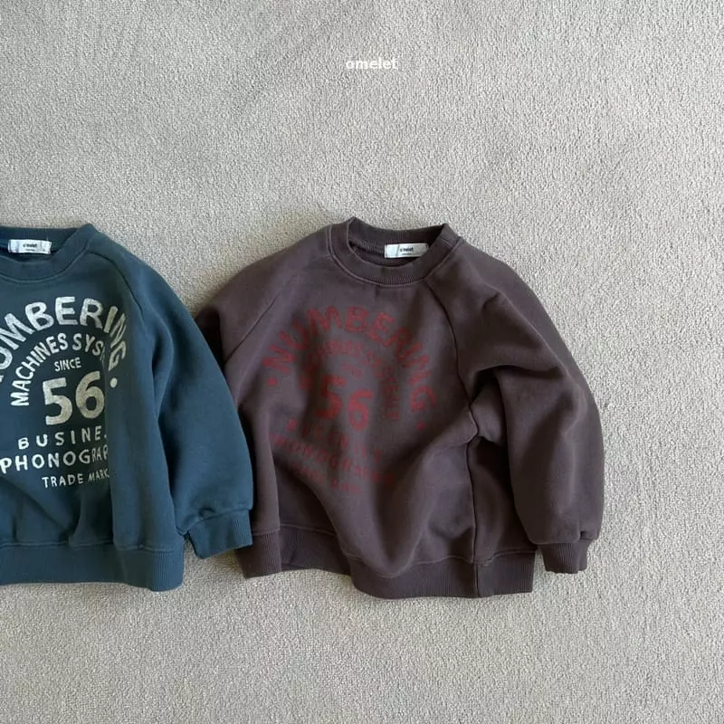 Omelet - Korean Children Fashion - #childofig - Numbering Sweatshirt - 3