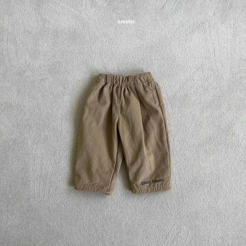 Omelet - Korean Children Fashion - #childrensboutique - Good Thing Pants