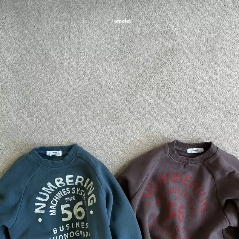 Omelet - Korean Children Fashion - #childofig - Numbering Sweatshirt - 4