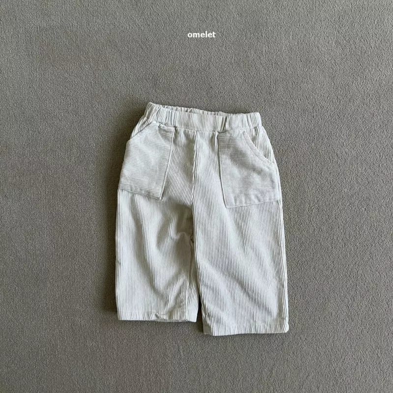 Omelet - Korean Children Fashion - #childrensboutique - Soft Rib Pants