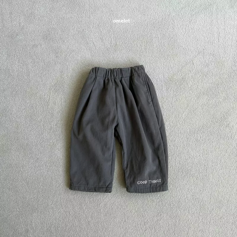 Omelet - Korean Children Fashion - #designkidswear - Good Thing Pants - 2