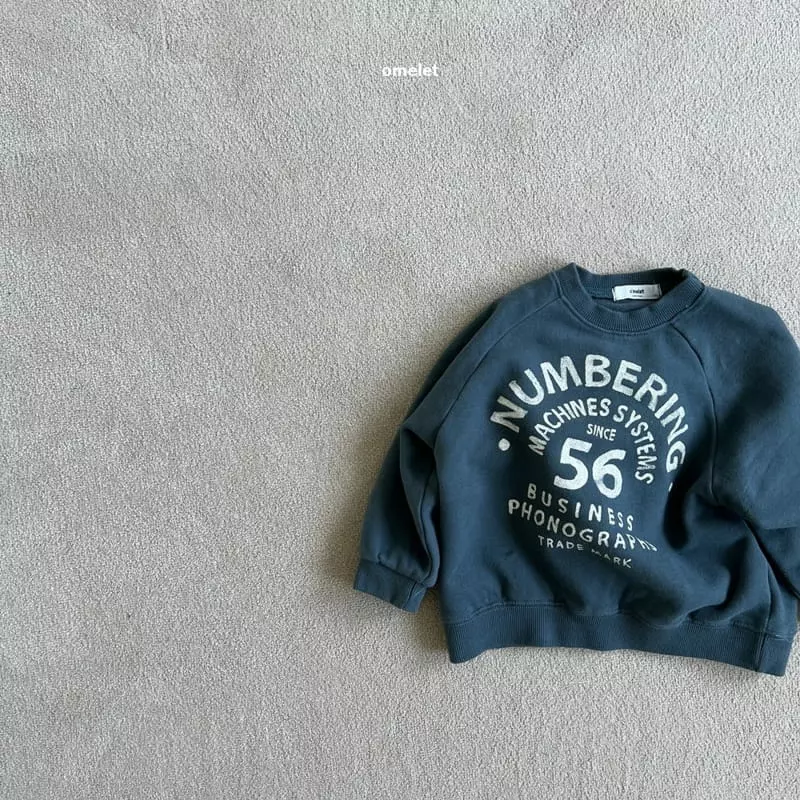 Omelet - Korean Children Fashion - #designkidswear - Numbering Sweatshirt - 5