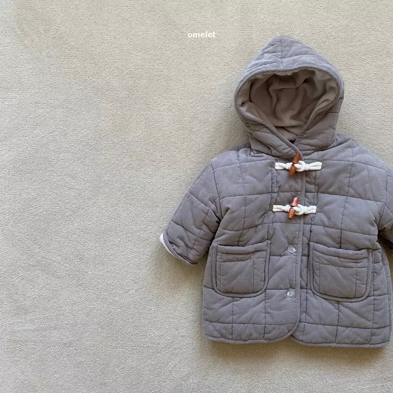 Omelet - Korean Children Fashion - #designkidswear - Togle Coat