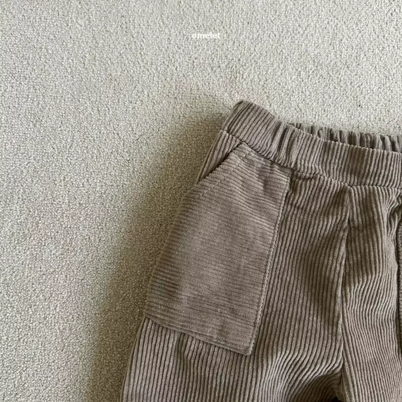 Omelet - Korean Children Fashion - #discoveringself - Soft Rib Pants - 3
