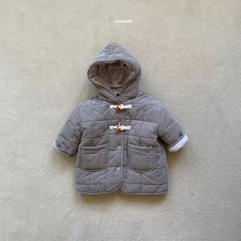 Omelet - Korean Children Fashion - #discoveringself - Togle Coat - 2