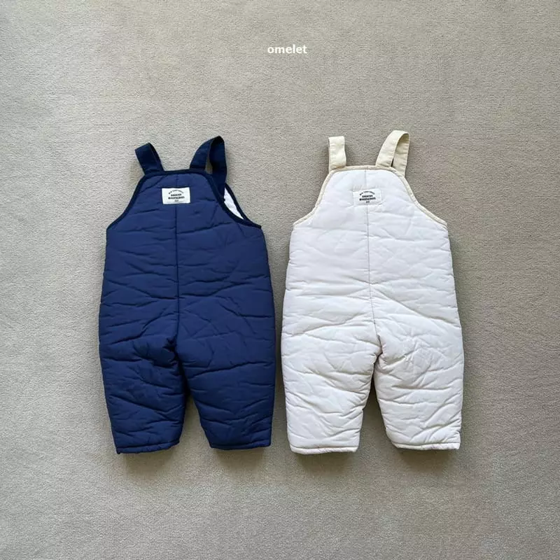 Omelet - Korean Children Fashion - #fashionkids - Snowmen Dungarees - 3