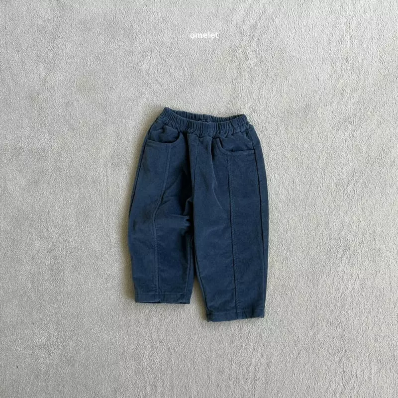 Omelet - Korean Children Fashion - #fashionkids - Line Skir Pants