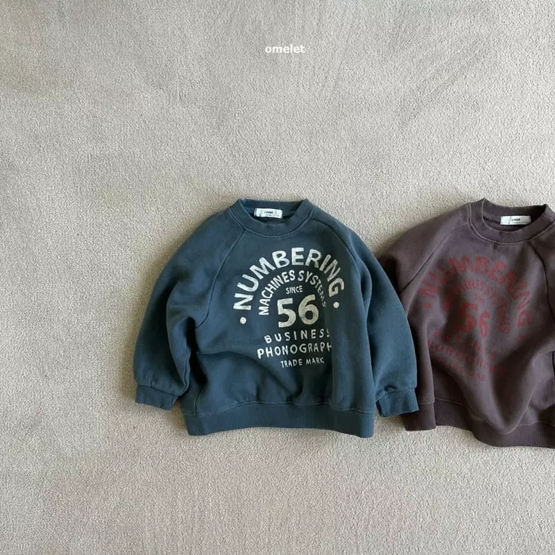 Omelet - Korean Children Fashion - #fashionkids - Numbering Sweatshirt - 7