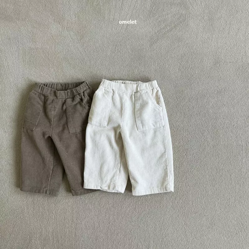 Omelet - Korean Children Fashion - #discoveringself - Soft Rib Pants - 4