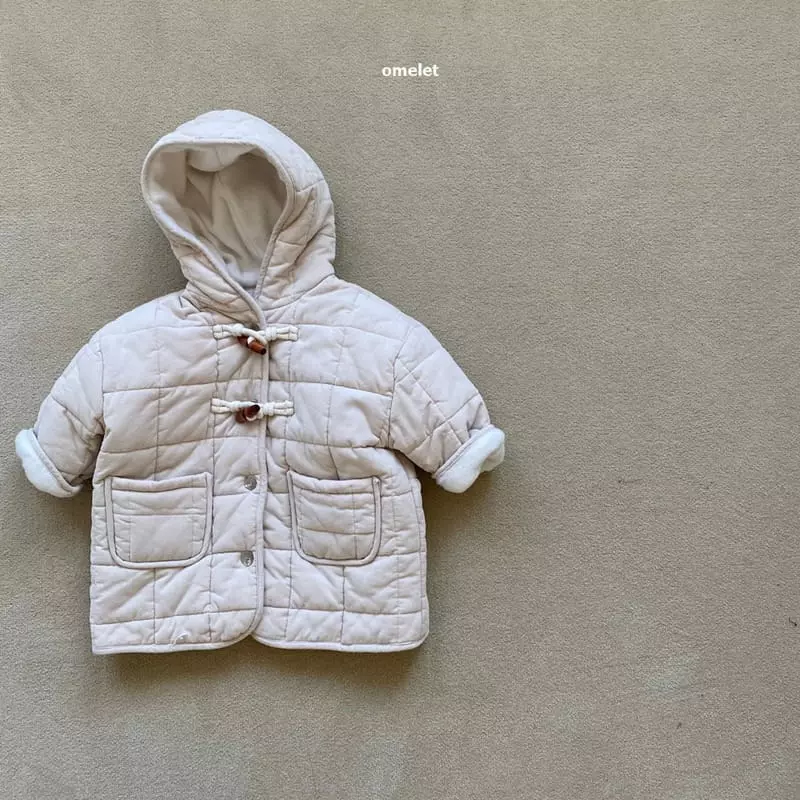 Omelet - Korean Children Fashion - #fashionkids - Togle Coat - 3