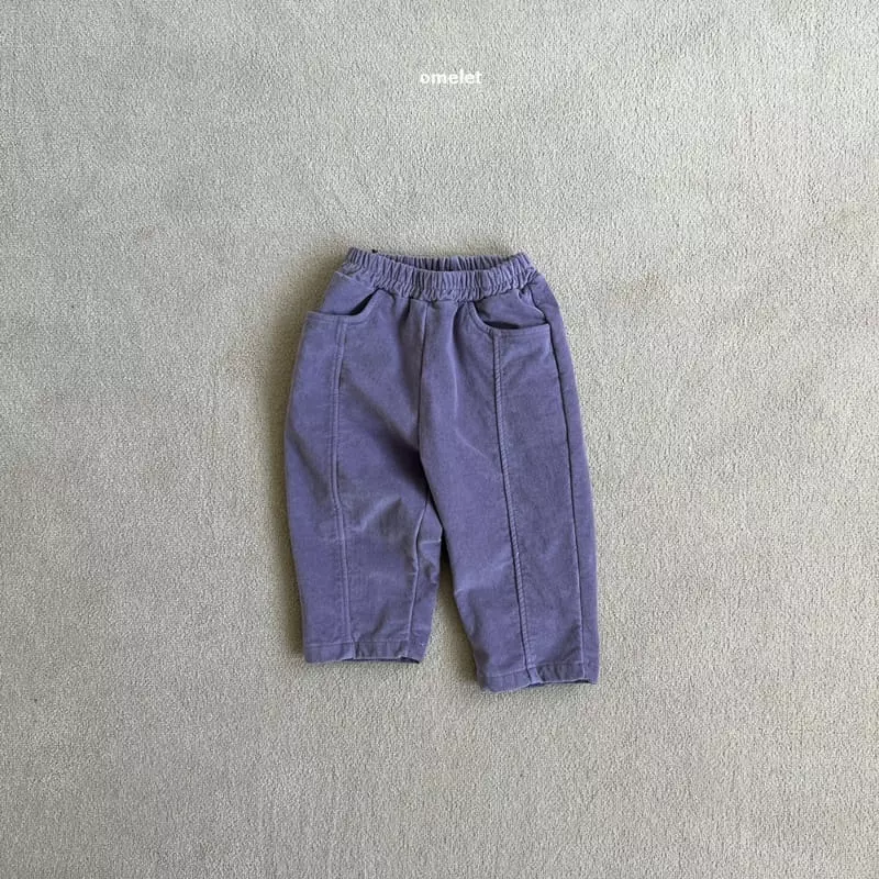 Omelet - Korean Children Fashion - #kidsshorts - Line Skir Pants - 2
