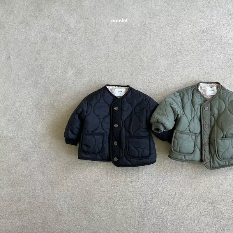 Omelet - Korean Children Fashion - #kidsshorts - Ggal Jacket with Muffler